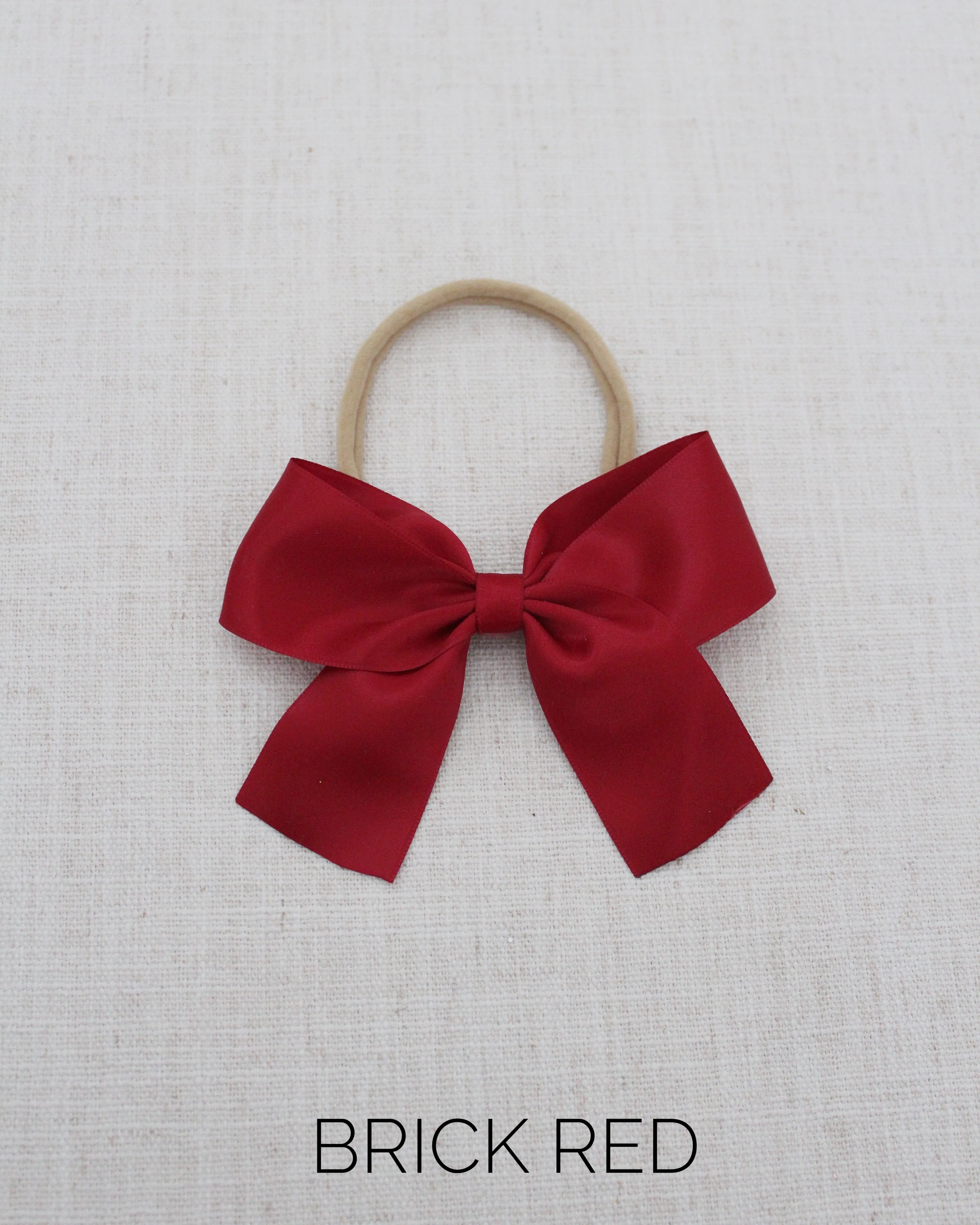 Satin Bow Hair Clips for Girls