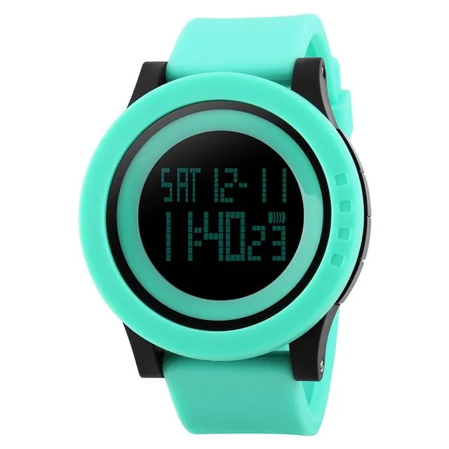SKMEI Large Dial Outdoor Men Sports Watches LED Digital Wristwatches Waterproof Alarm Chrono Calendar Fashion Casual Watch 1142