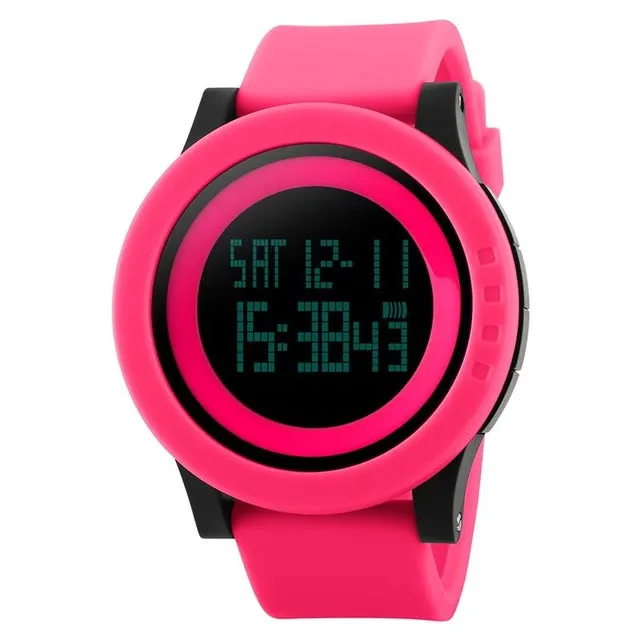 SKMEI Large Dial Outdoor Men Sports Watches LED Digital Wristwatches Waterproof Alarm Chrono Calendar Fashion Casual Watch 1142