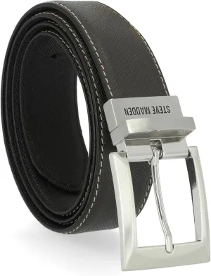 Steve Madden Reversible Men's Dress Casual Every Day Leather Belt
