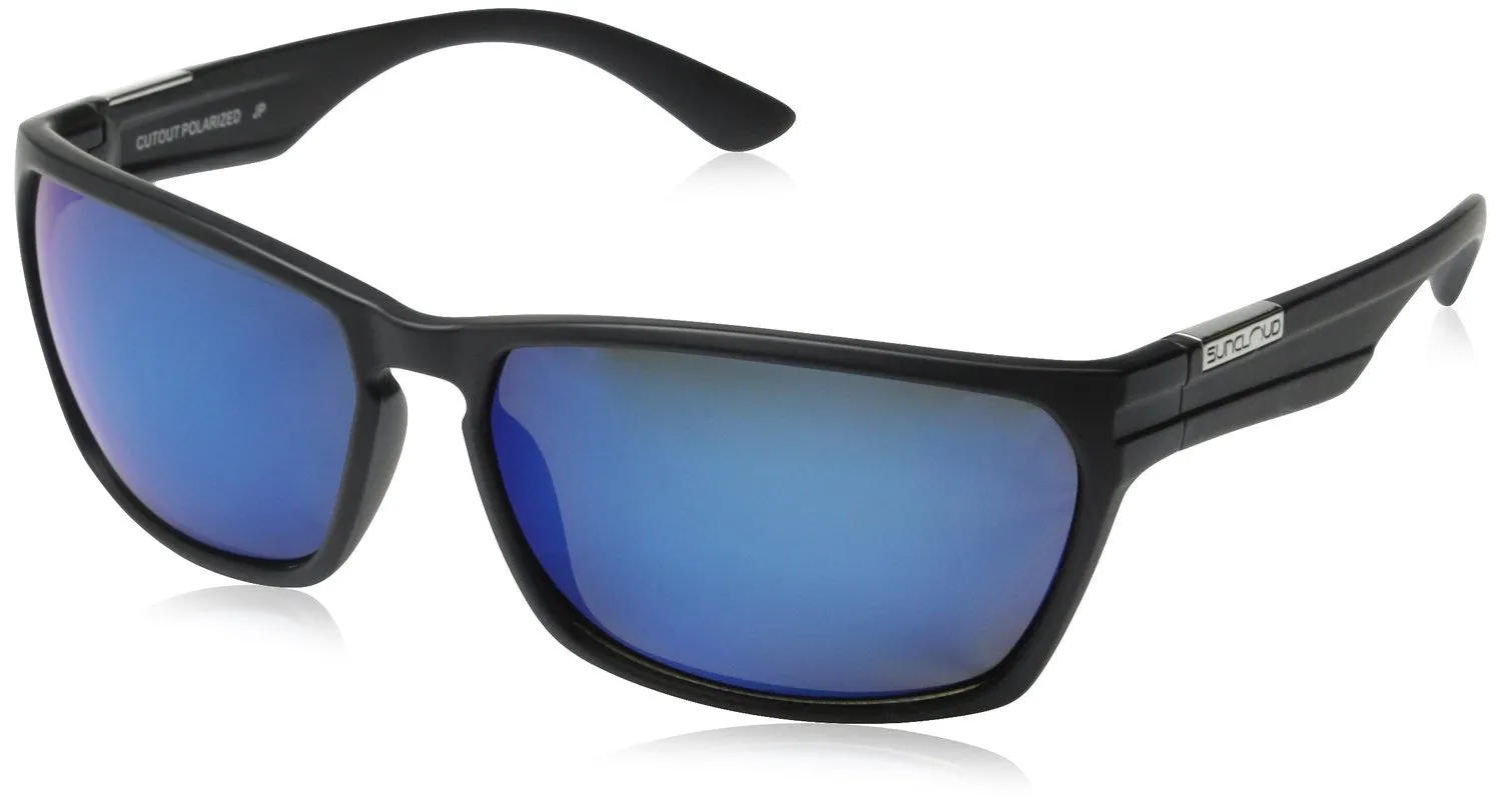 Suncloud  Cutout Polarized Sunglasses  - Burnished Brown - Mens
