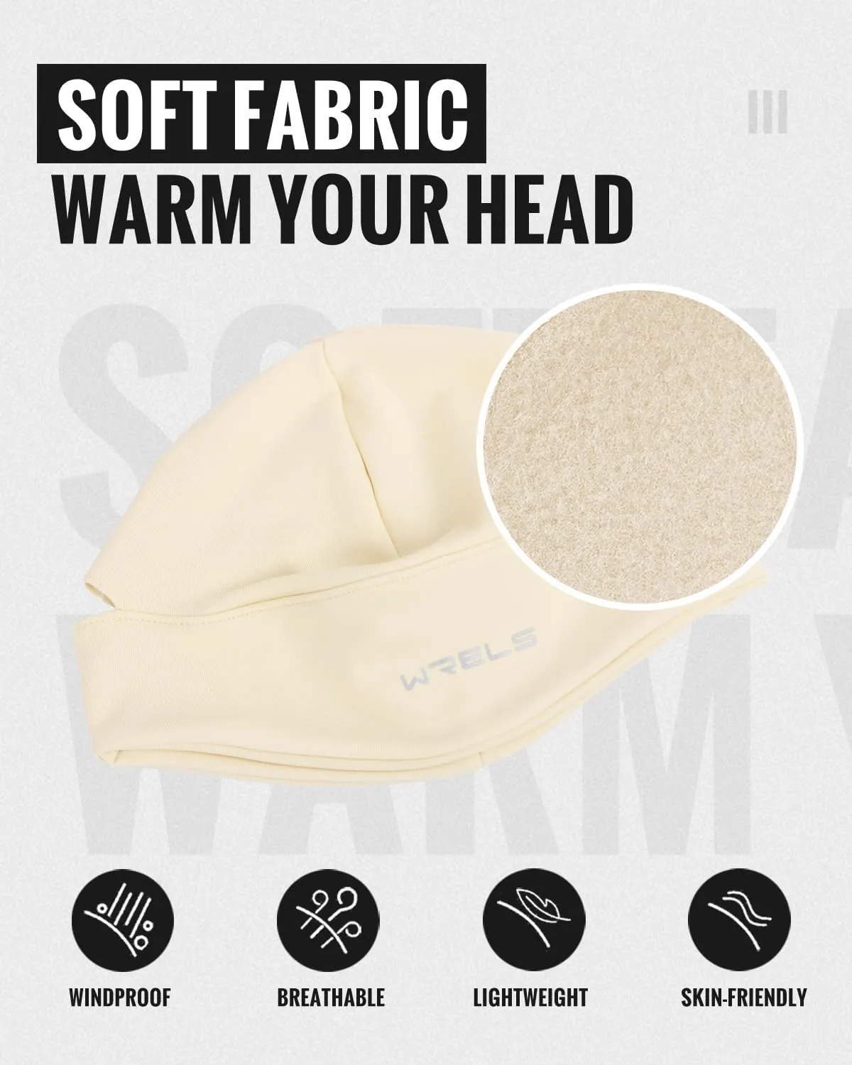 Thermal Running Beanies for Men Women Winter Hats Lightweight Warm Soft Skull Caps with Ear Flaps for Runners