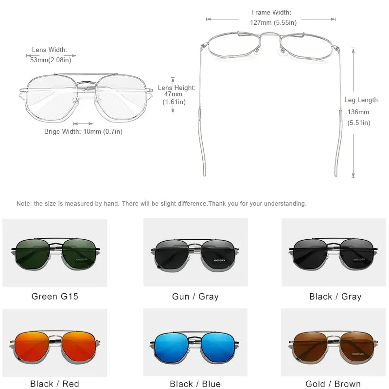 Unisex Polarized Steampunk Retro Sunglasses
