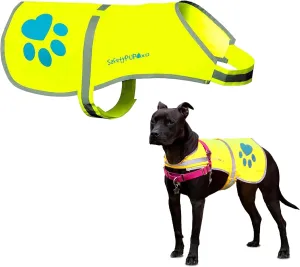 Urban Dog Reflective Vest. Our Fluorescent Hi-Visibility Dog Jacket in Multi-Colors Helps to Safeguard Your PUP in The Outdoors On and Off Leash