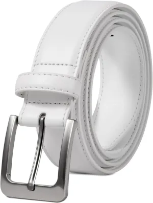 VATAN Men's Genuine Leather Dress Belts, Handmade Classic Every Day Leather Jeans Belt for Men Work Business Casual