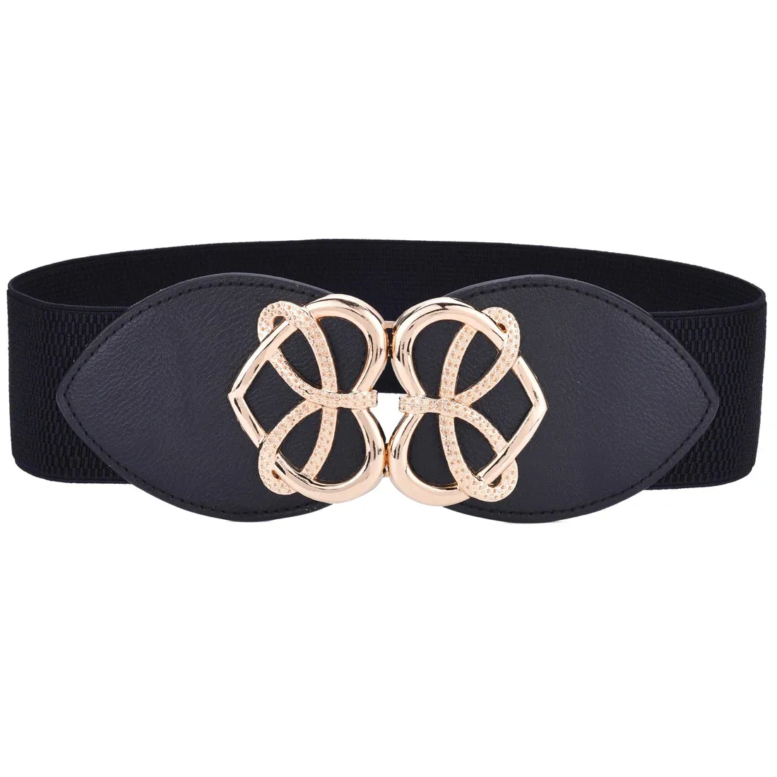 Women Wide Elastic Waist Vintage Belt