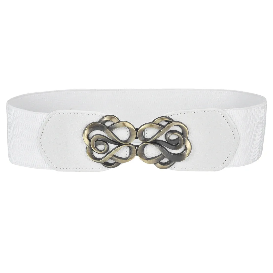 Women Wide Elastic Waist Vintage Belt