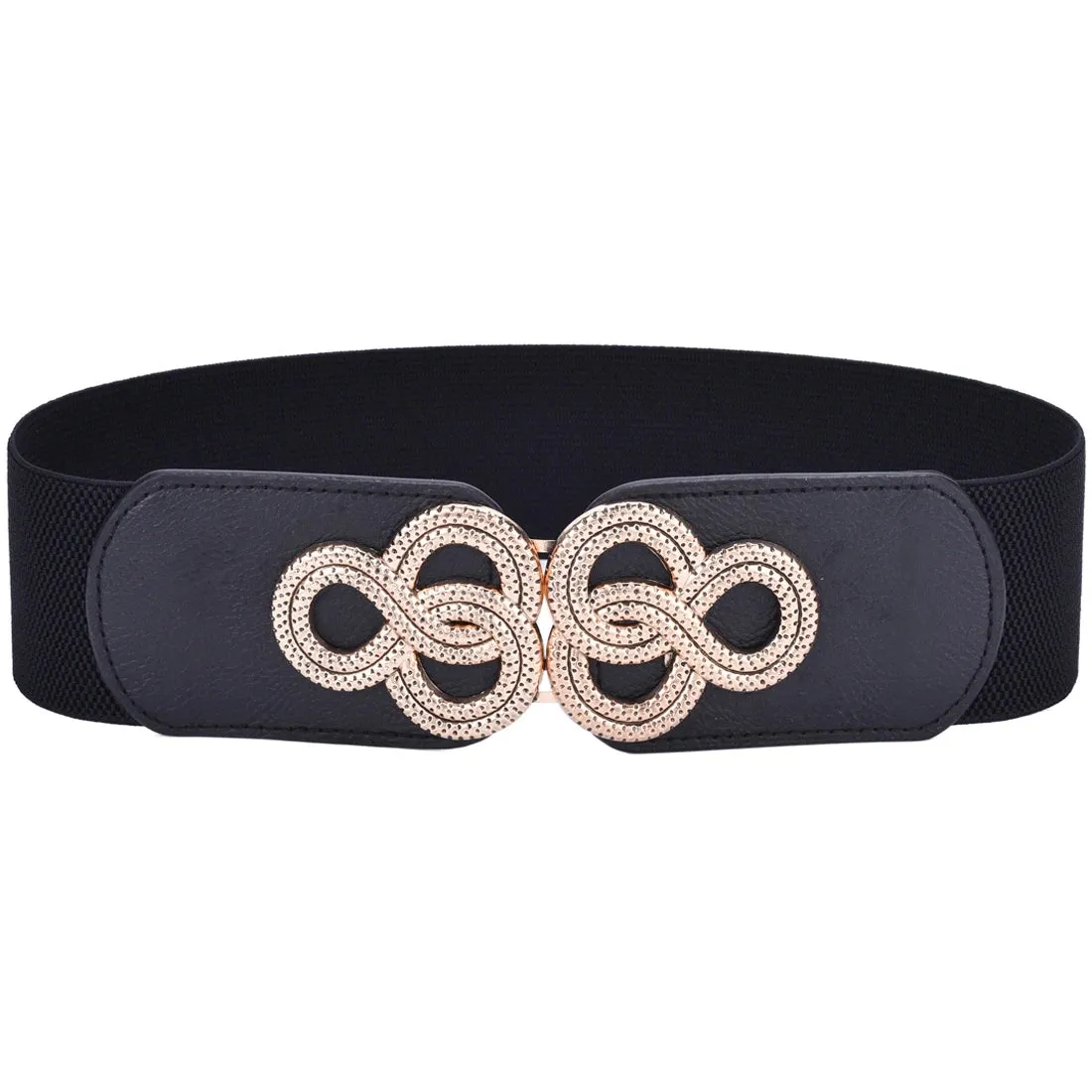 Women Wide Elastic Waist Vintage Belt