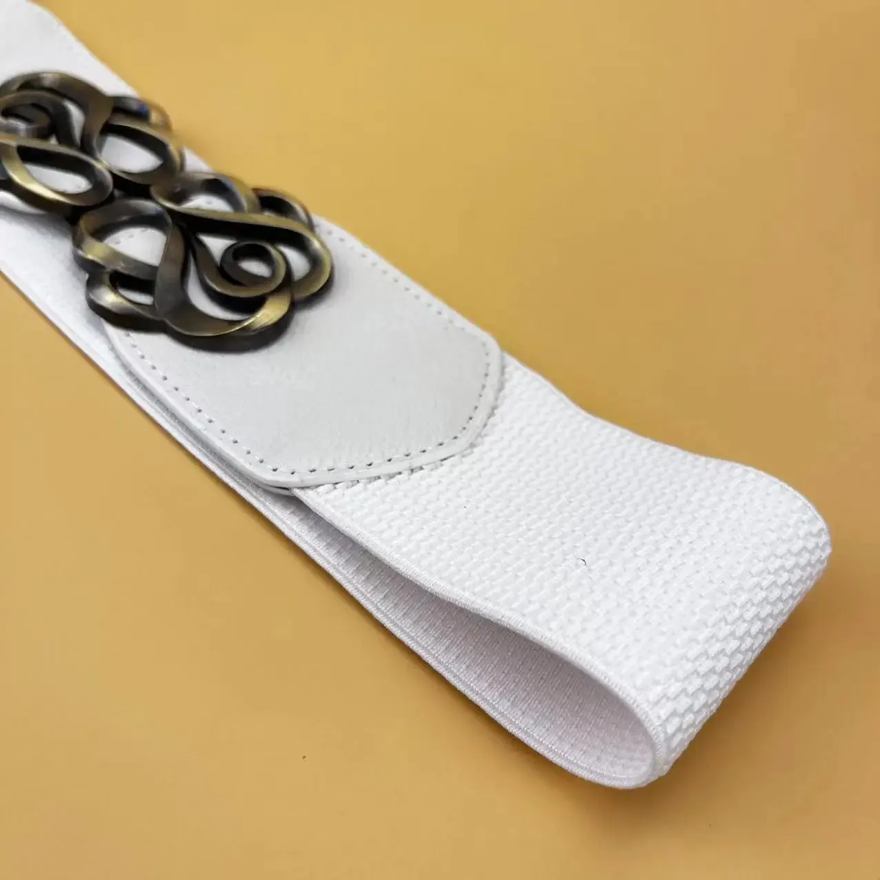 Women Wide Elastic Waist Vintage Belt