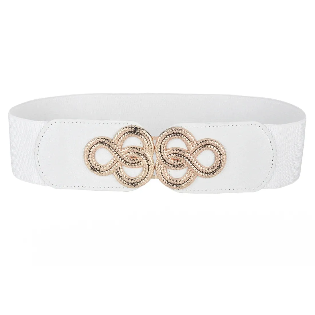 Women Wide Elastic Waist Vintage Belt