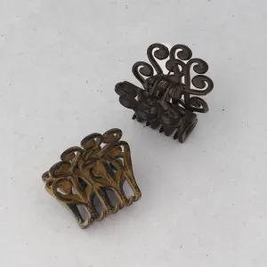 Wood Grain Pattern Small Hair Clip