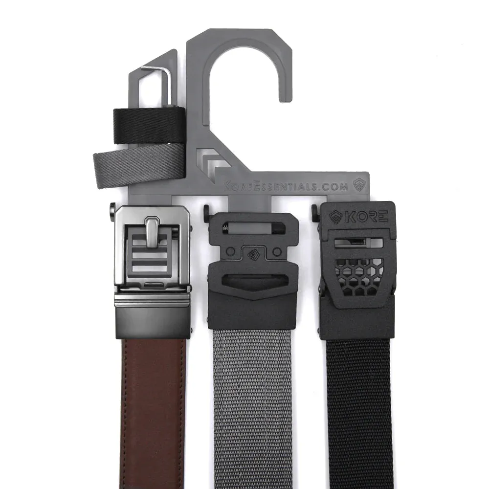 X8 NICKEL BUCKLE | LEATHER GUN BELT 1.5"
